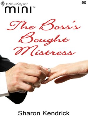 cover image of The Boss's Bought Mistress